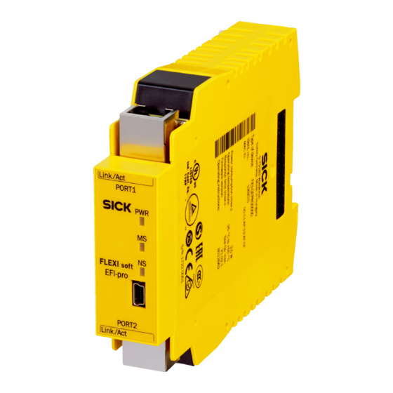 SICK Flexi Soft Gateways Hardware Betriebsanleitung