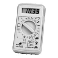 Monacor DMT-1020 Bedienungsanleitung