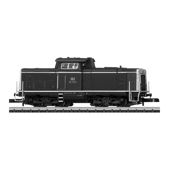 Märklin mini-club BR 212 Bedienungsanleitung