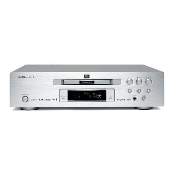Marantz DV9600 Bedienungsanleitung