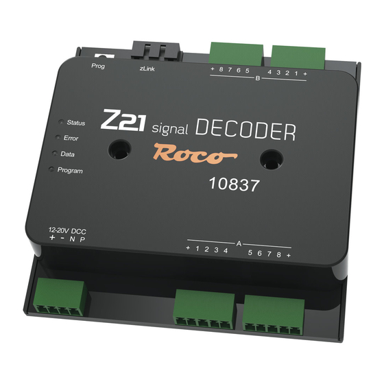 CvListe roco Z21 Handbuch [Seite 16] ManualsLib