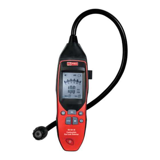 RS Pro RS GD-38 Handbücher