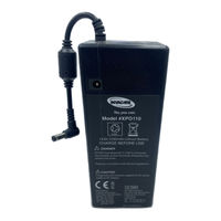 Invacare XPO110 Batteriezusammenbau-, Anschluss- Und Betriebsanleitung