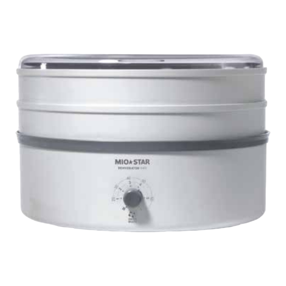 mio star DEHYDRATOR 540 Bedienungsanleitung
