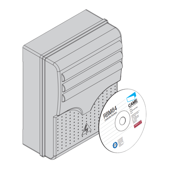 CAME RBM84 Installationsanleitung