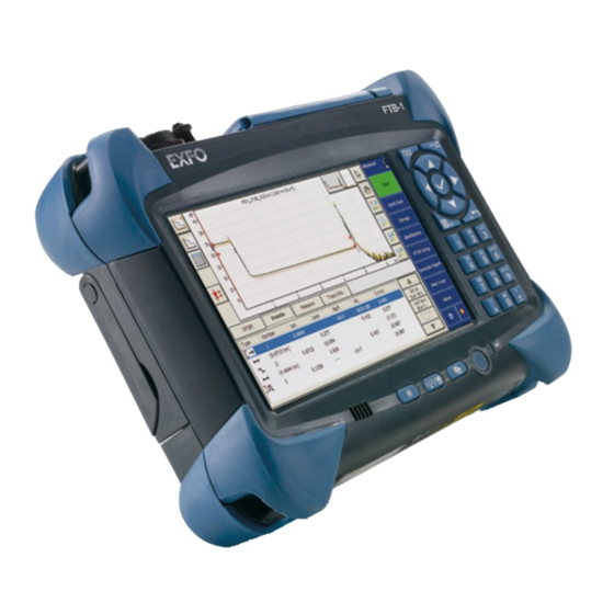 EXFO FTB-700 serie Bedienungsanleitung