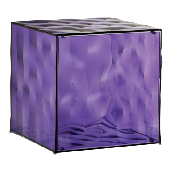 Kartell Optic Bedienungsanleitung