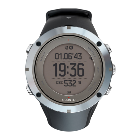 Suunto Ambit Benutzerhandbuch