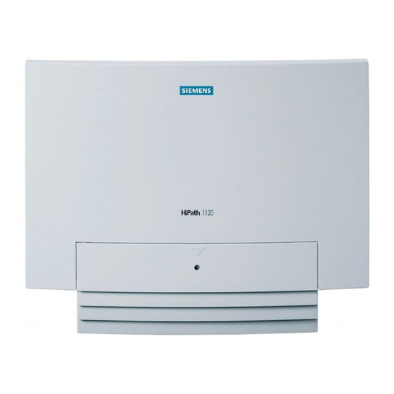 Siemens HiPath 1100 Bedienungsanleitung