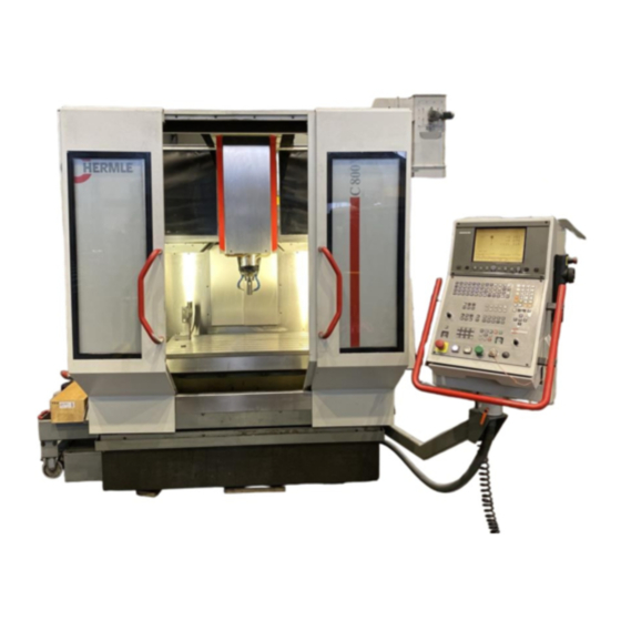 Hermle C 800 V Betriebsanleitung