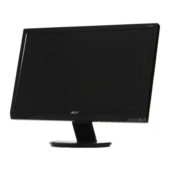 Acer P205H Bedienungsanleitung