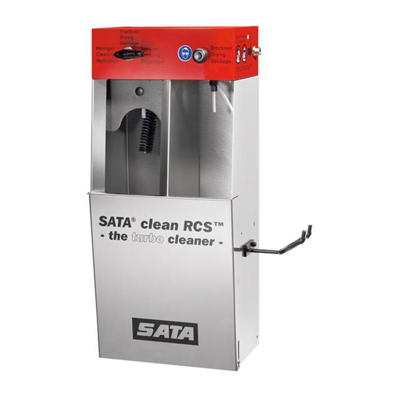 SATA clean RCS Betriebsanleitung