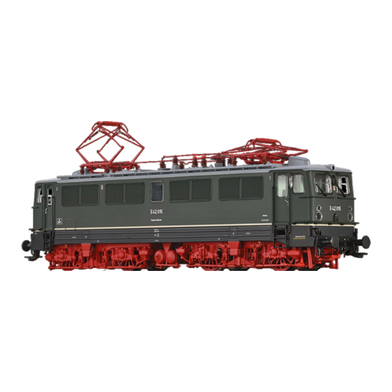 BRAWA E-Lok Series Betriebsanleitung