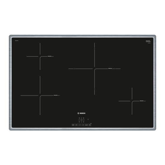 Bosch PIE8 B Serie Gebrauchsanleitung