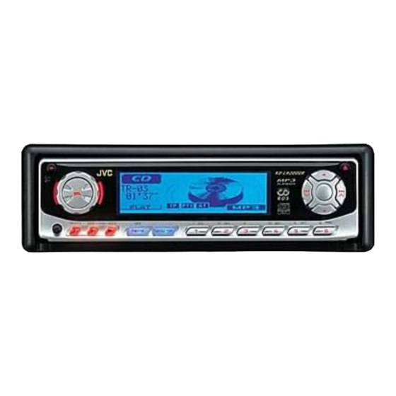 JVC KD-LH2000R Bedienungsanleitung