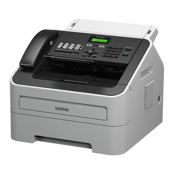 Brother FAX-2840 Benutzerhandbuch