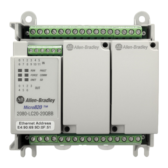 Rockwell Automation Allen-Bradley Micro820 Benutzerhandbuch