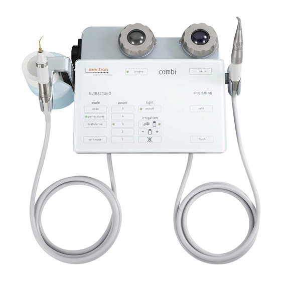 mectron combi touch Gebrauchs- Und Wartungsanleitung