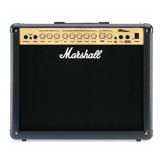 Marshall MG30DFX Handbuch