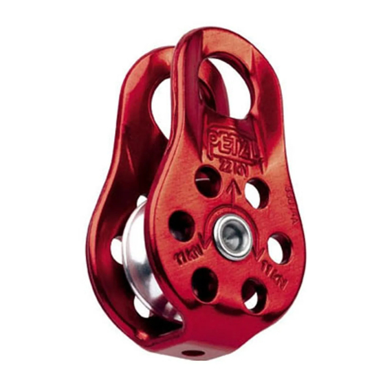 PETZL FIXE P05 Gebrauchsanweisung