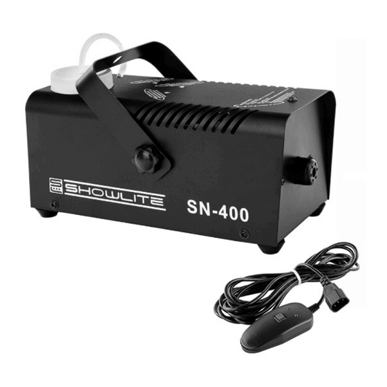 Showlite SN-400 Bedienungsanleitung