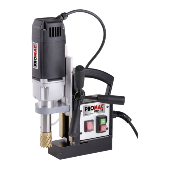 Promac MDA-35 Bedienungsanleitung
