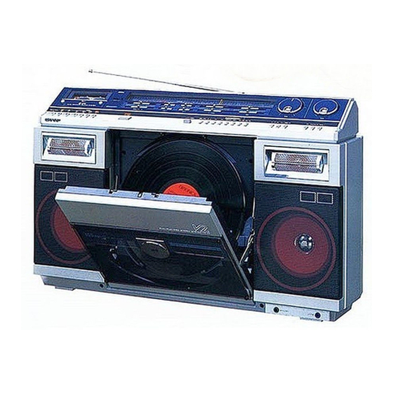 Sharp VZ-2000H Serviceanleitung