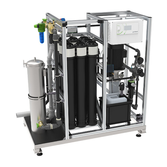 Grunbeck GENO-OSMO-X serie Betriebsanleitung