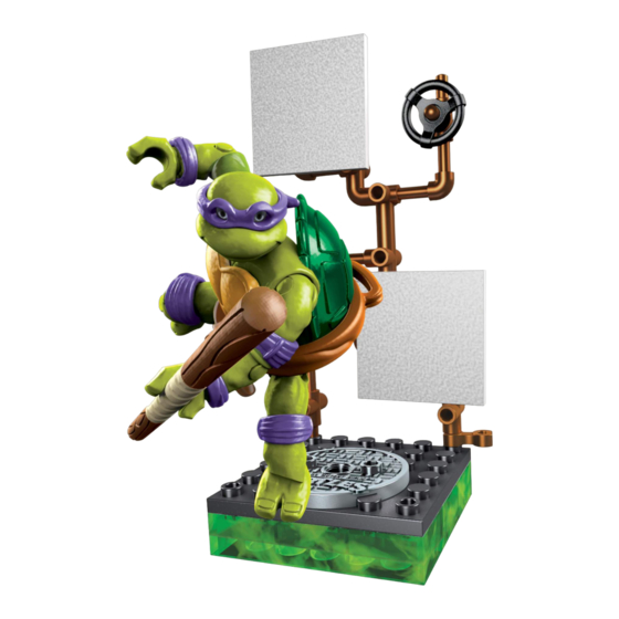 MEGA BLOKS nickelodeon TEENAGE MUTANT NINJA TURTLES 
 DONATELLO CLASSIC Serie Bedienungsanleitung
