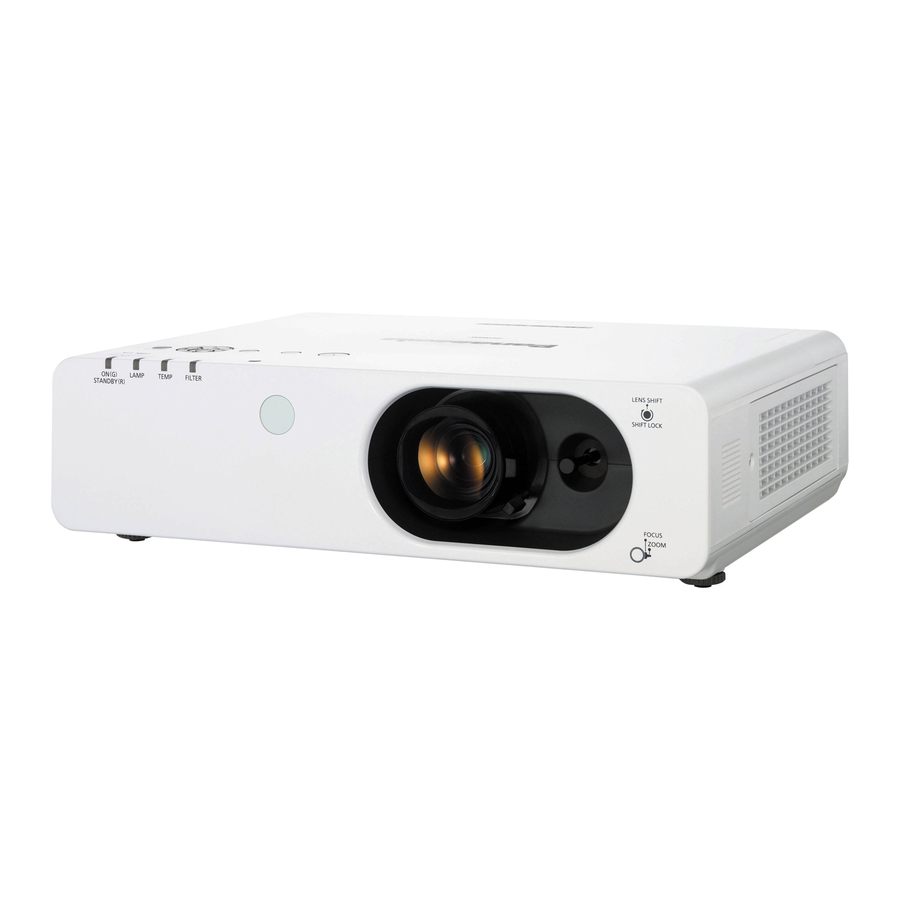 Panasonic PT-FW430U Bedienungsanleitung