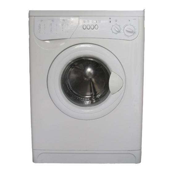 Indesit w 104 t Bedienungsanleitungen