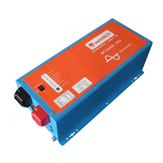 WESTECH WT Combi-Eco Bedienungsanleitung