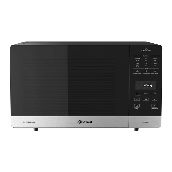 Bauknecht CHEFPLUS MW 59 Bedienungsanleitung
