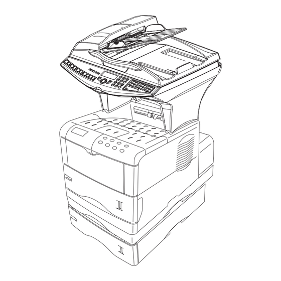 Sagem MF 3725 Bedienungsanleitung