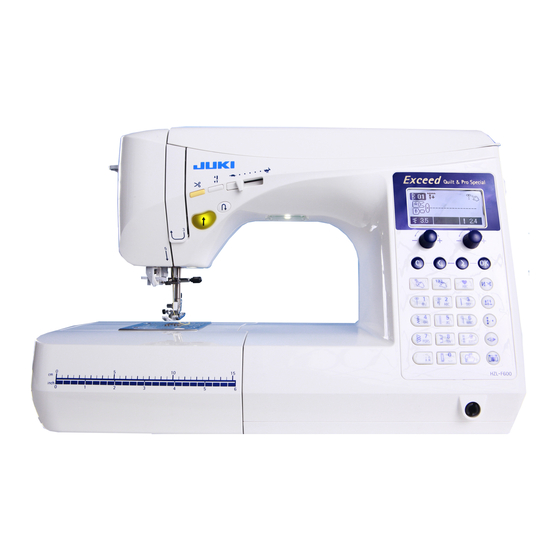 JUKI HZL-F series Gebrauchsanleitung