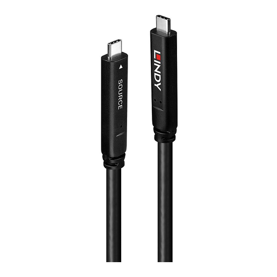 Lindy DP 1.4 & USB 2.0 Benutzerhandbuch