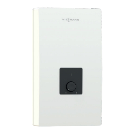 Viessmann VITOTHERM EI CLASSIC 27 Bedienungsanleitung Für Den Anlagenbetreiber