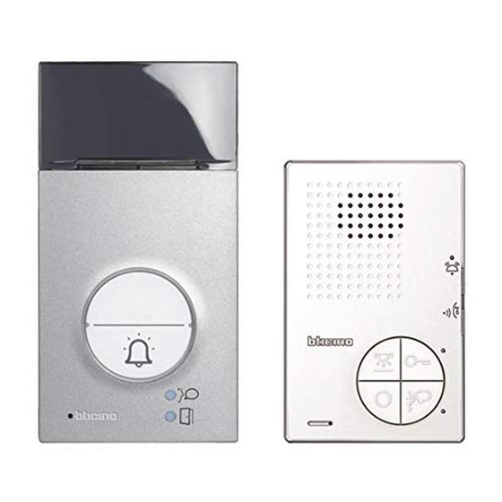 BTICINO AUDIO KIT 361511 INSTALLATIONSANLEITUNG PdfHerunterladen ManualsLib