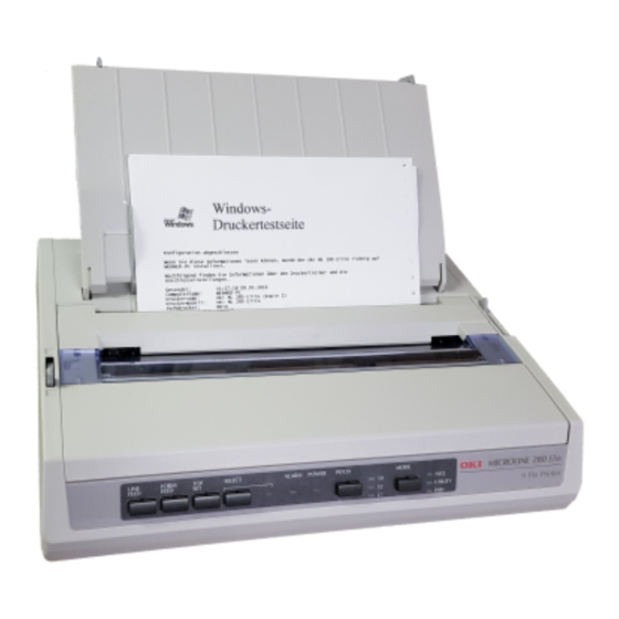 Oki ML280 ELITE Benutzerhandbuch