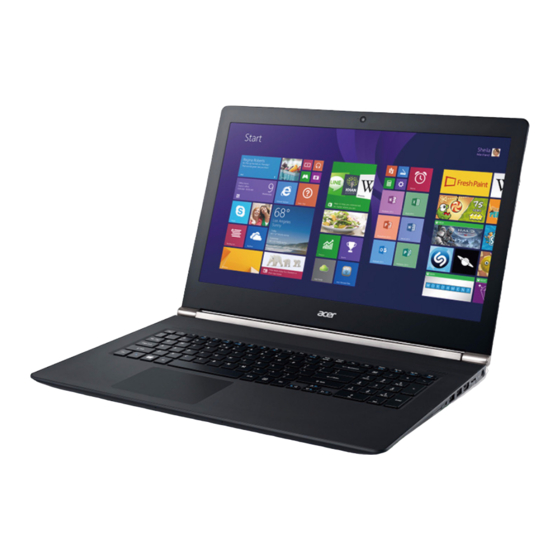Acer Aspire V 17 Nitro Benutzerhandbuch