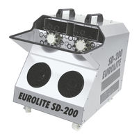 Eurolite SD-200 Super Bubble Machine Bedienungsanleitung
