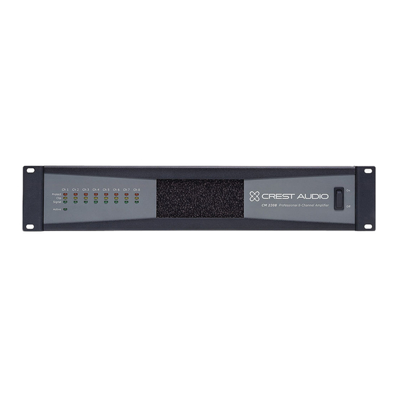 Crest Audio CM serie Handbuch