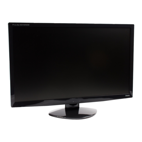 iiyama ProLite E2410HDS Bedienungsanleitung