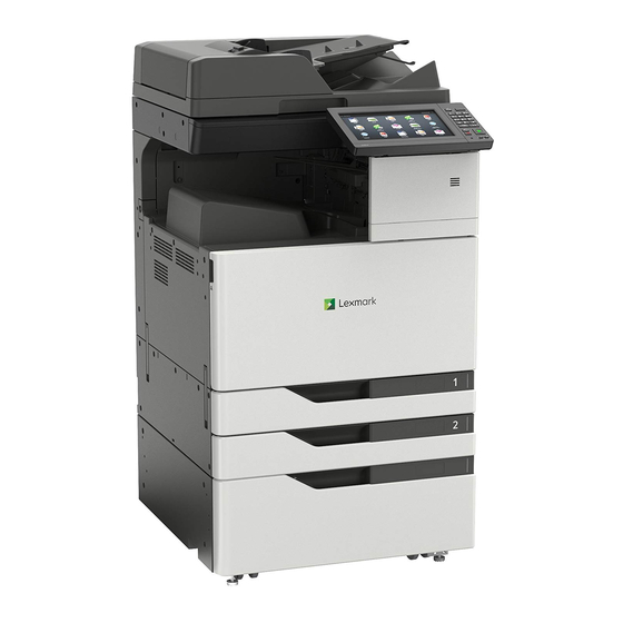 Lexmark CX920 Benutzerhandbuch