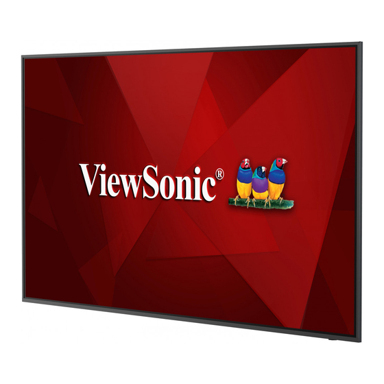 ViewSonic CDE6520 Bedienungsanleitung