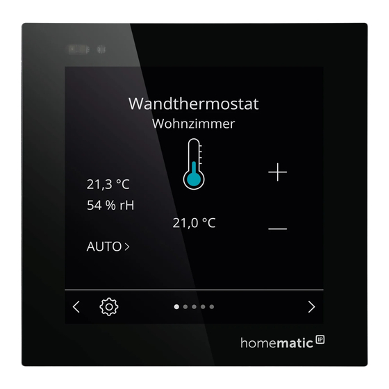eQ-3 homematic IP HmIP-WGD-PL Installations- Und Bedienungsanleitung