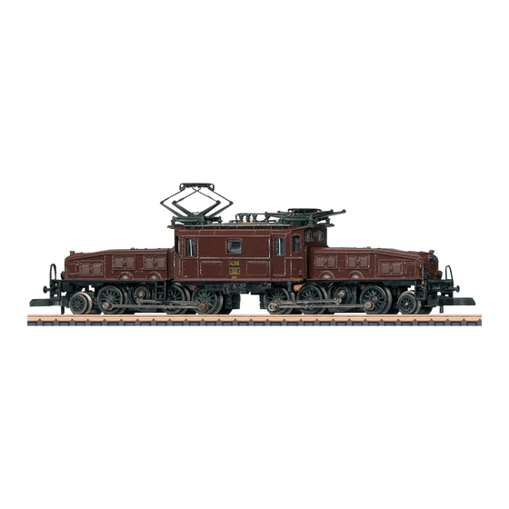 Märklin Ce 6/8 III Bedienungsanleitung