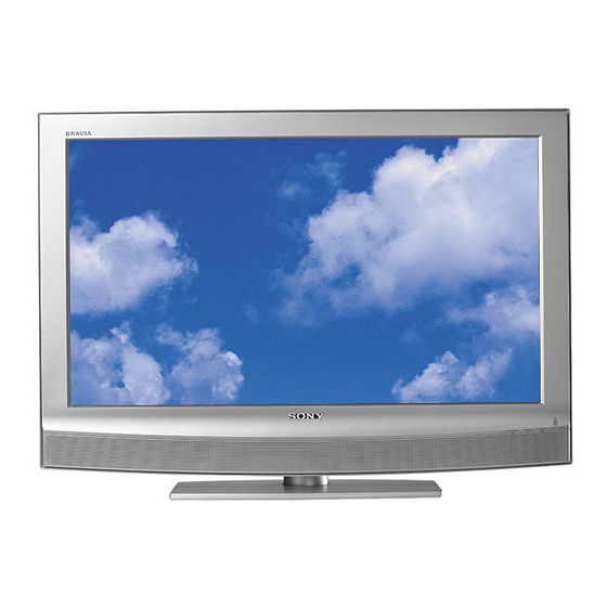 Sony Bravia KDL-40U2000 Bedienungsanleitung