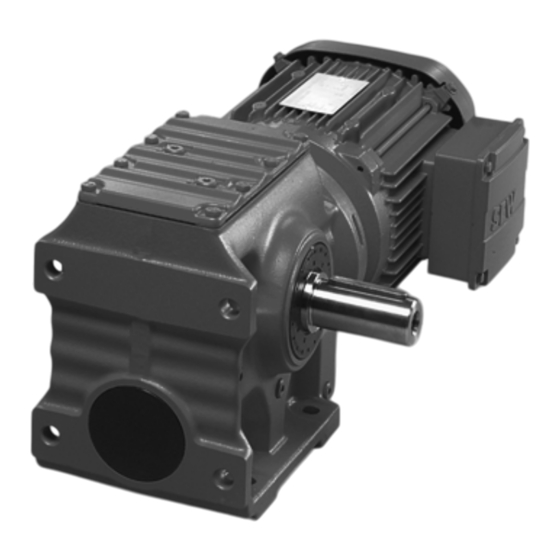 SEW-Eurodrive R-Serie Montage- Und Betriebsanleitung