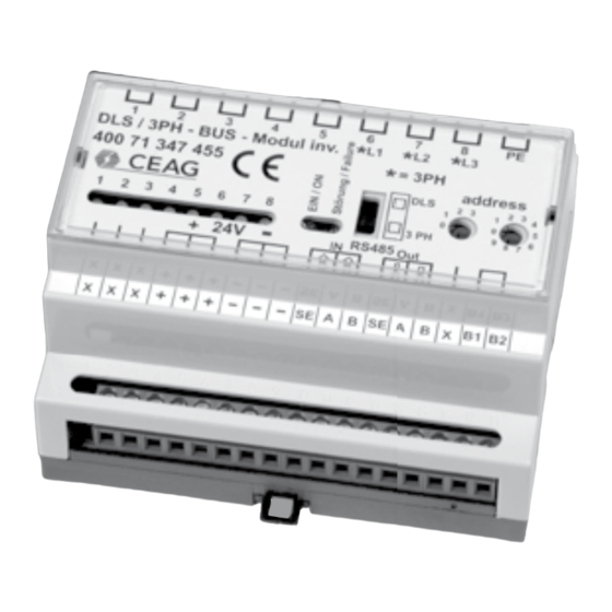 Ceag DLS/3PH-BUS-Modul-invertiert Betriebsanleitung